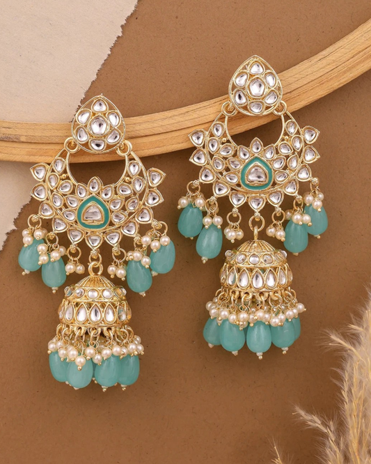 Kundan Jhumki Earring